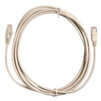 Патч-корд UTP4 cat.6 3.0м литой коннектор серый Netko CKC