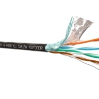 Кабель FTP4 cat.5e одножильный экранированный 305м Cu для наружных работ Technolink