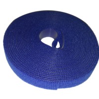 Лента-липучка многоразовая 14,5мм*5м синяя Netko Optima