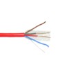 Кабель сигнальный Netko экранированный КПСЭнг (А) - FRLS 2*2*0.5мм2 (0.8мм) 200м красный