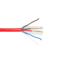 Кабель сигнальный Netko экранированный КПСЭнг (А) – FRLS 2*2*0.5мм2 (0.8мм) 200м красный