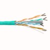 Кабель U/UTP4 cat.6 4 пары 23 AWG BC 305м с крестовиной нг(А)-LSLTx зеленый; одножильный FLUKE TEST Netko Expert СКС