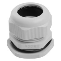 Сальник PG36 диаметр проводника 22-32 мм Stekker IP54 серый (DIY упаковка 1 шт)