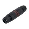 Соединитель-коннектор для проводов LD535, 5-контактный, с пружинным контактом, водонепроницаемый, черный
