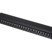 Патч-панель FTP, 19″, 24 порта RJ45, cat.6, 1U, Dual Type, NETKO Expert CKC