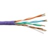 Кабель U/UTP4 cat.5e 4 пары 24 AWG BC 305м нг(А)-HF LSZH - малодымный не содержащий галогенов; фиолетовый; одножильный FLUKE TEST Netko Expert СКС