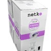 Кабель F/UTP 4 (FTP4) cat.5e 4 пары 24 AWG BC экранированный 305м нг(А)-HF LSZH - малодымный не содержащий галогенов; фиолетовый; одножильный FLUKE TEST Netko Expert СКС