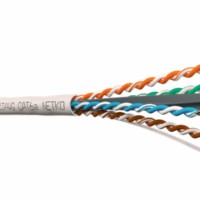 Кабель U/UTP4 cat.6a 4 пары 23 AWG BC 305м одножильный неэкранированный с крестовиной 305м FLUKE TEST Netko Expert СКС