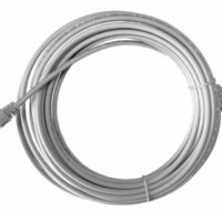 Патч-корд UTP4 cat.5e 10.0м литой коннектор серый LSZH Netko Expert CKC